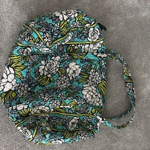 Vera Bradley Tote Bag - Teal and White